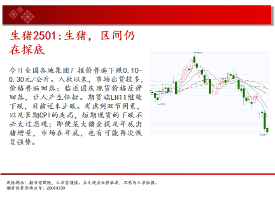 中天期货:白银突破7600关口 生猪区间仍在探底