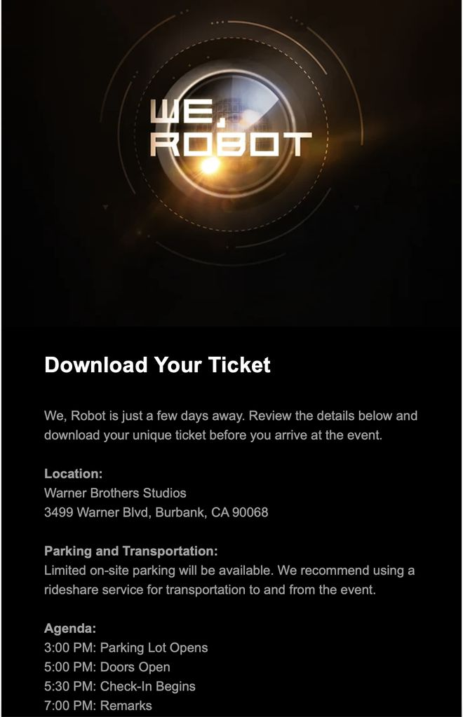 发门票了！特斯拉Robotaxi首秀日渐近 第三代人形机器人有望同台  第2张