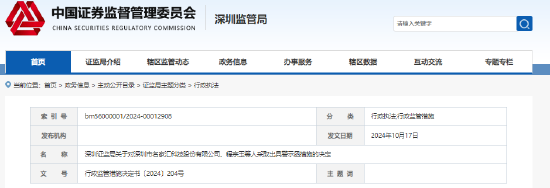 名家汇多项信披违规 遭深圳证监局出具警示函  第1张